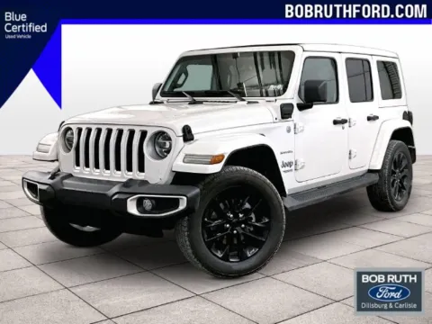 White 2021 Jeep Wrangler Unlimited Sahara 4xe for sale in Dillsburg, PA
