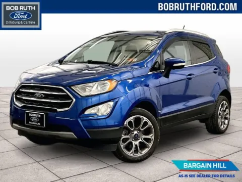Blue 2018 Ford EcoSport Titanium for sale in Dillsburg, PA