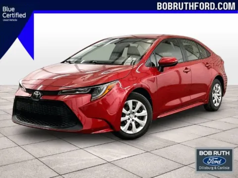 Red 2020 Toyota Corolla LE for sale in Dillsburg, PA