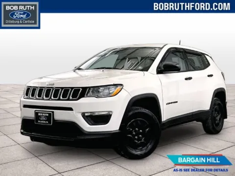 White 2019 Jeep Compass Sport for sale in Dillsburg, PA