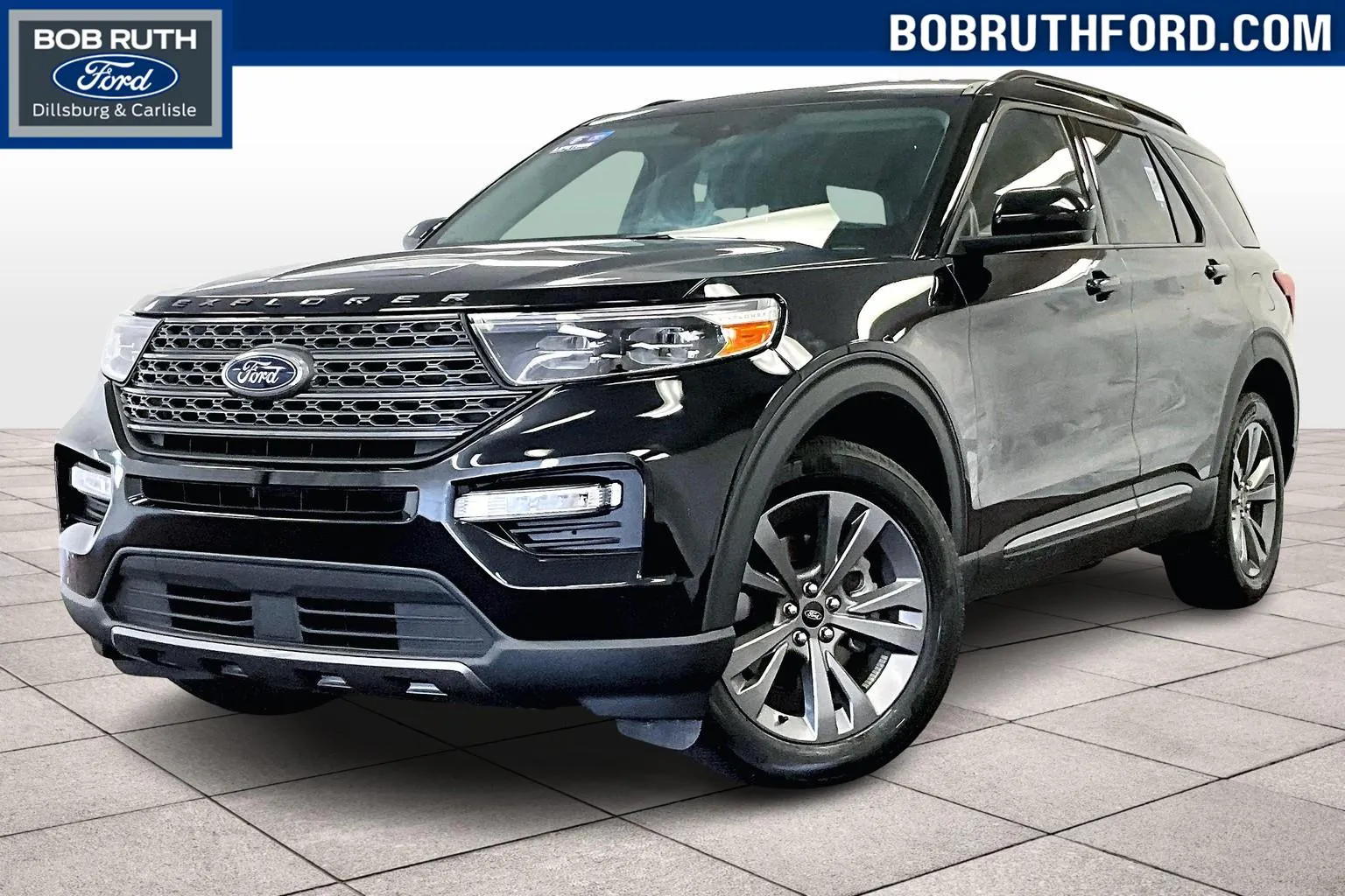 Black 2022 Ford Explorer XLT for sale in Dillsburg, PA