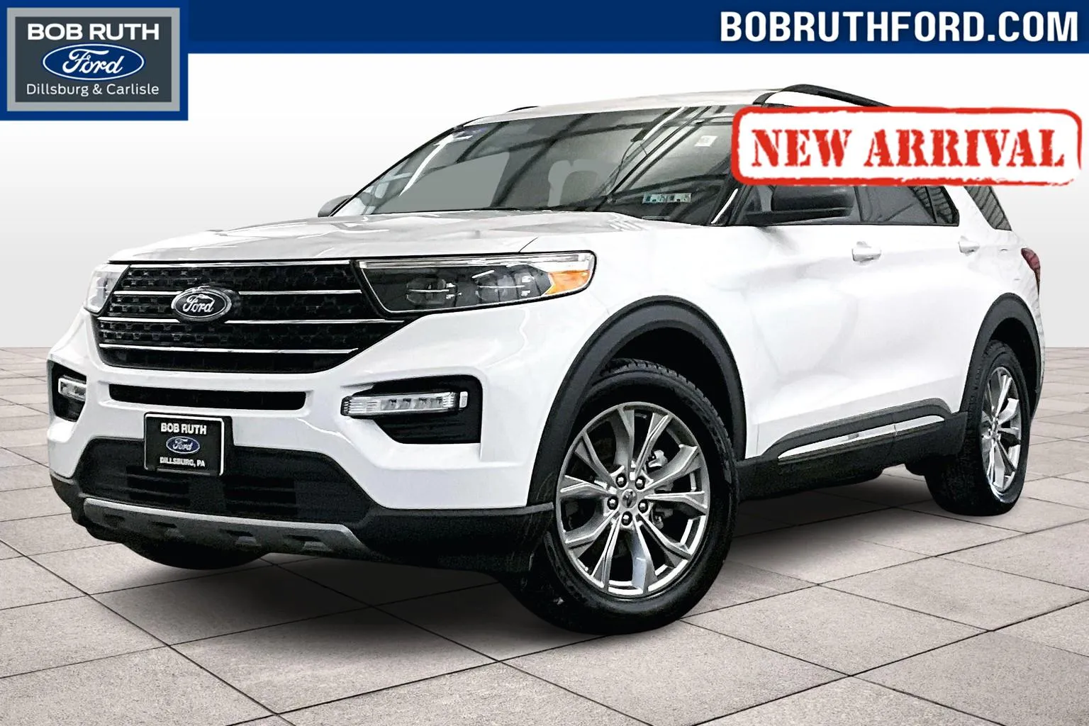 White 2020 Ford Explorer XLT for sale in Dillsburg, PA