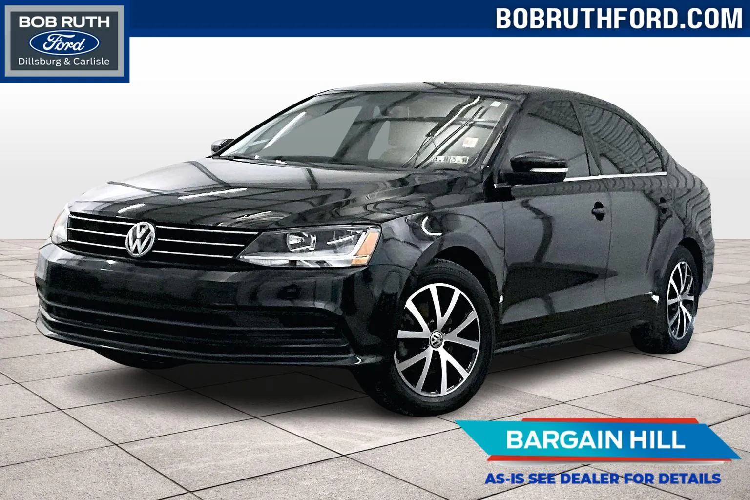 Black 2017 Volkswagen Jetta 1.4T SE for sale in Dillsburg, PA