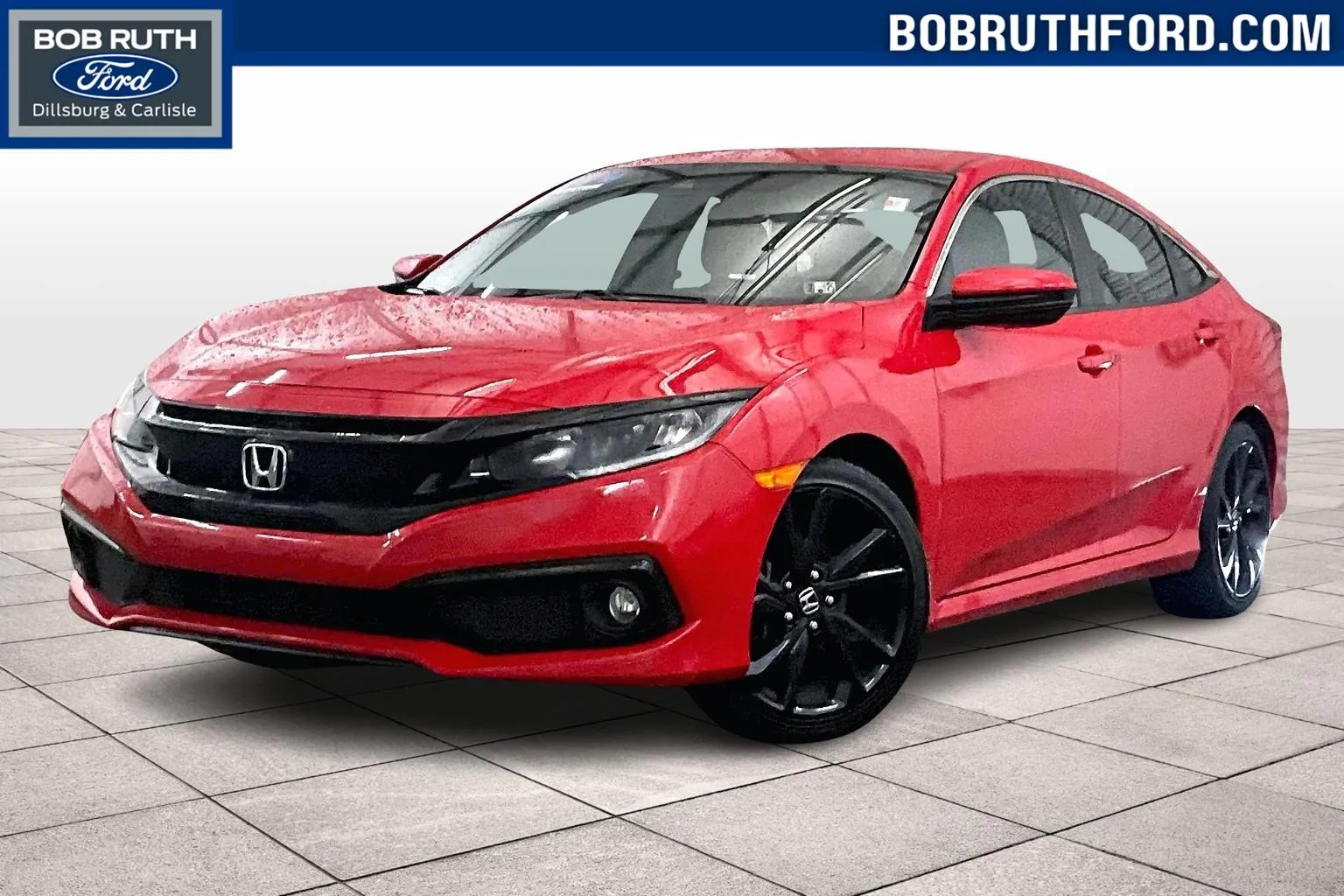Red 2019 Honda Civic Sedan Sport for sale in Dillsburg, PA