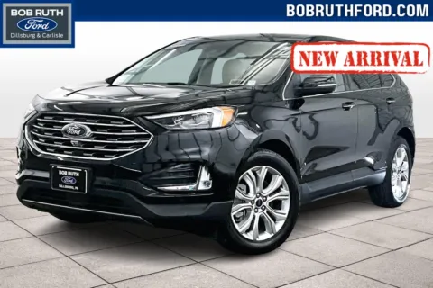 Black 2022 Ford Edge Titanium for sale in Dillsburg, PA