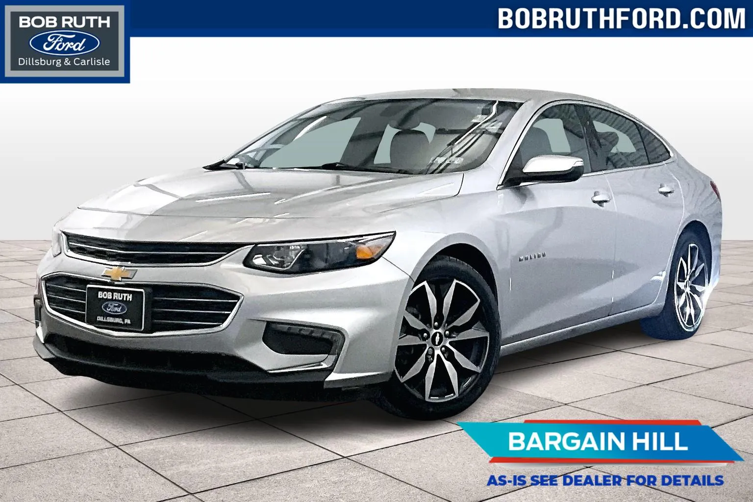 Silver 2018 Chevrolet Malibu LT for sale in Dillsburg, PA