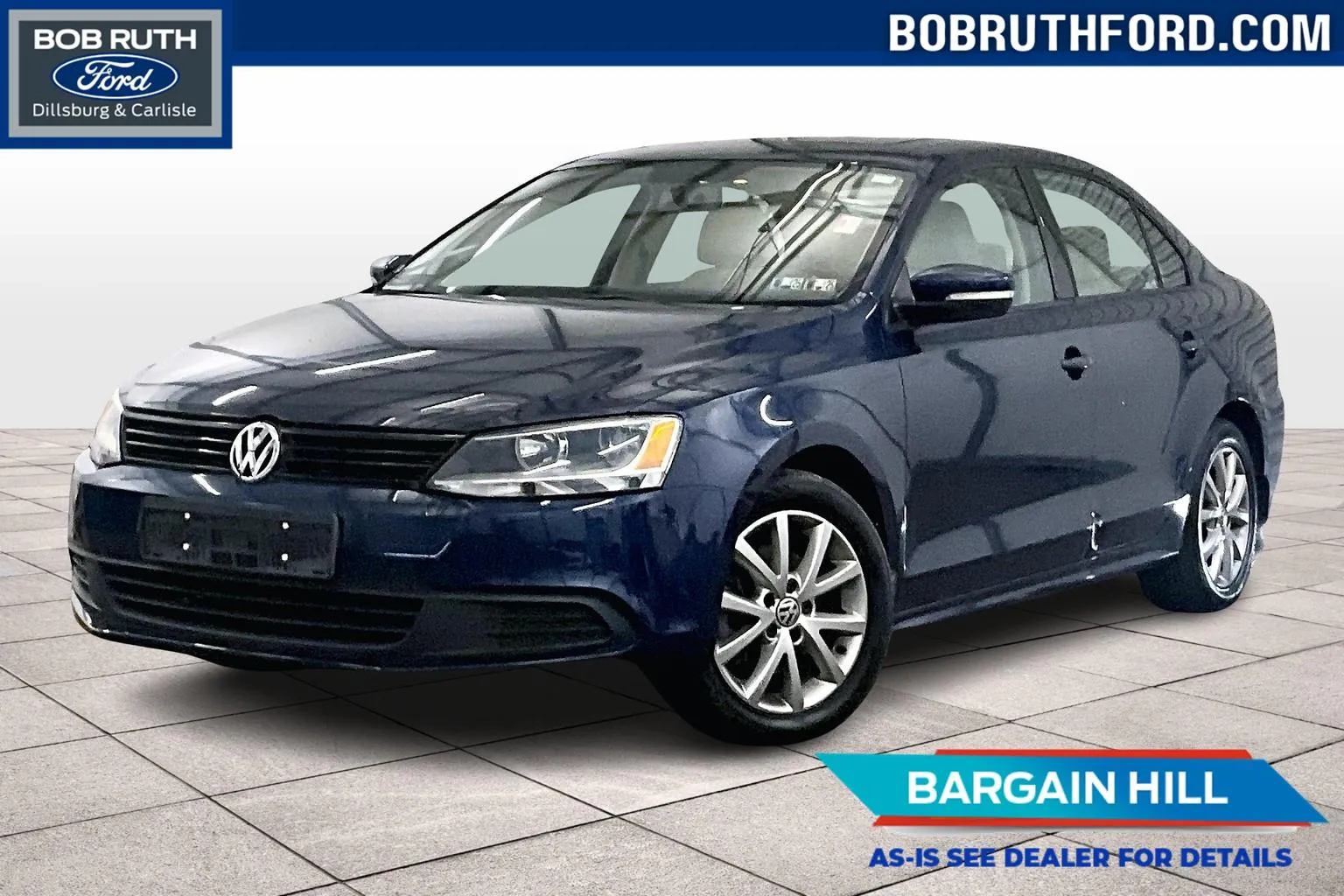 Blue 2012 Volkswagen Jetta Sedan SE w/Convenience & Sunroof PZEV for sale in Dillsburg, PA