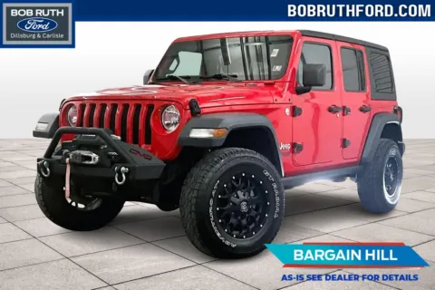 Red 2018 Jeep Wrangler Unlimited Sport S for sale in Dillsburg, PA