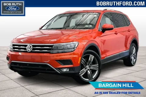 Orange 2018 Volkswagen Tiguan SEL Premium for sale in Dillsburg, PA