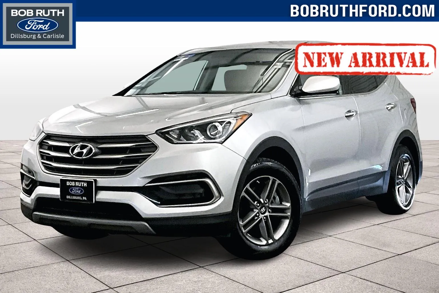Silver 2017 Hyundai Santa Fe Sport 2.4L for sale in Dillsburg, PA
