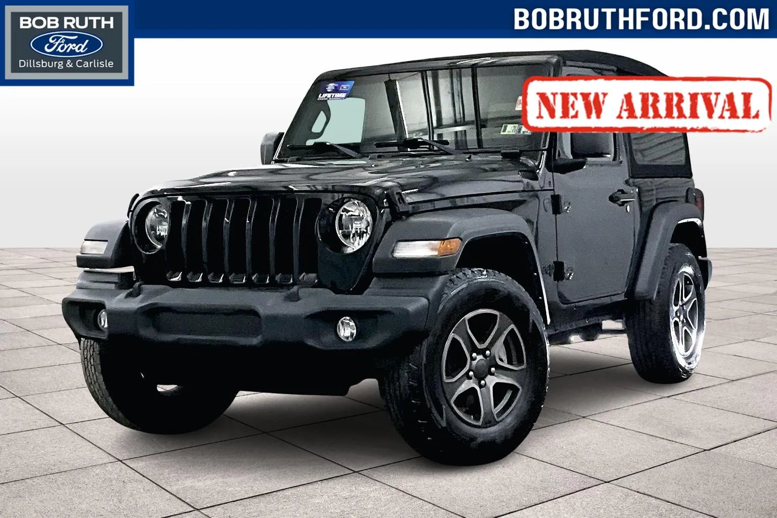 Black 2022 Jeep Wrangler Sport S for sale in Dillsburg, PA