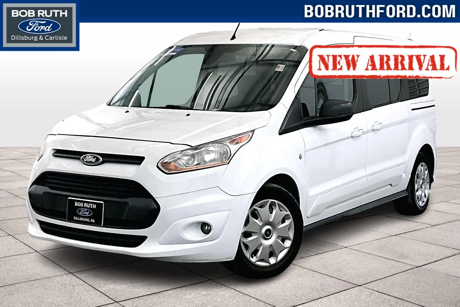 White 2016 Ford Transit Connect Wagon XLT for sale in Dillsburg, PA