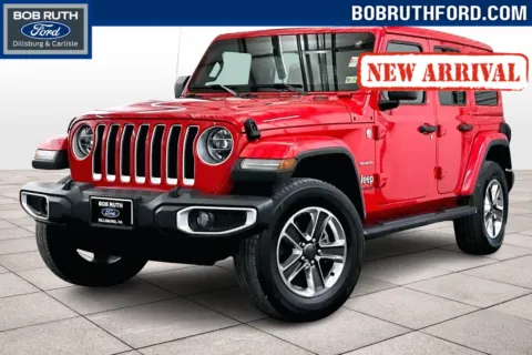 Red 2021 Jeep Wrangler Unlimited Sahara for sale in Dillsburg, PA