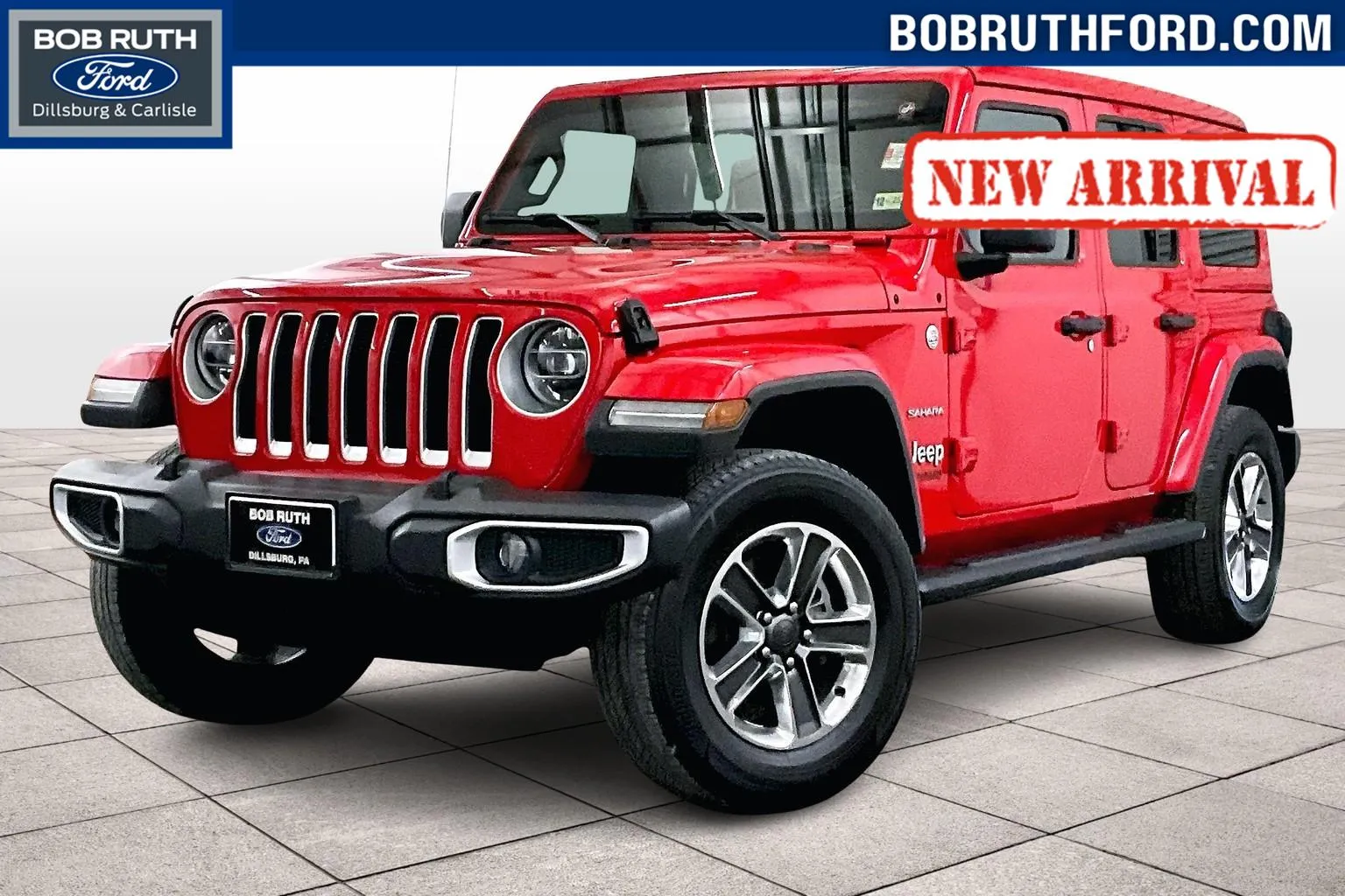 Red 2021 Jeep Wrangler Unlimited Sahara for sale in Dillsburg, PA