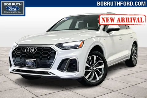 White 2022 Audi Q5 S line Premium Plus for sale in Dillsburg, PA