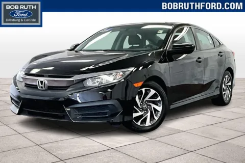 Black 2018 Honda Civic Sedan EX for sale in Dillsburg, PA