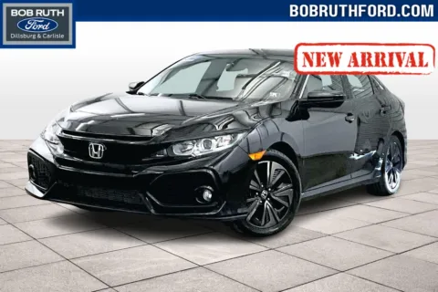 Black 2018 Honda Civic Hatchback EX for sale in Dillsburg, PA