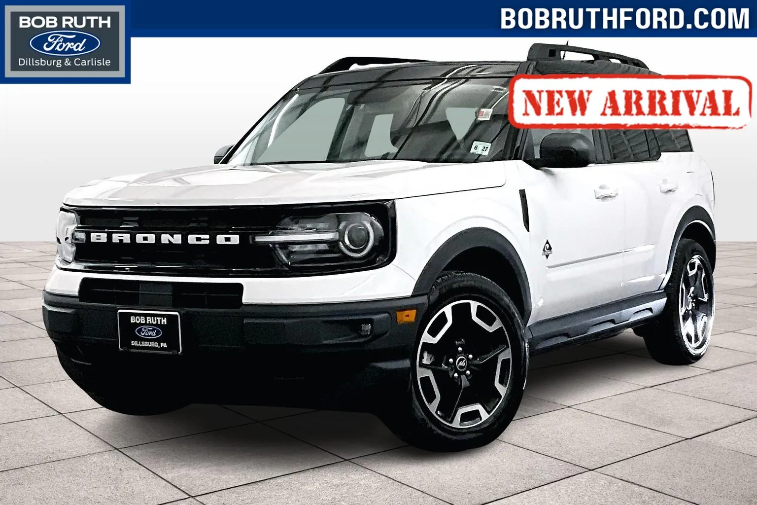 White 2022 Ford Bronco Sport Outer Banks for sale in Dillsburg, PA