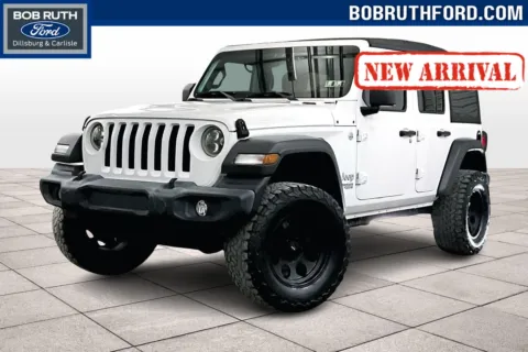 White 2019 Jeep Wrangler Unlimited Sport for sale in Dillsburg, PA