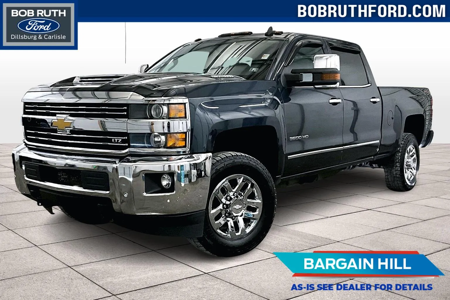 Gray 2019 Chevrolet Silverado 3500HD LTZ for sale in Dillsburg, PA