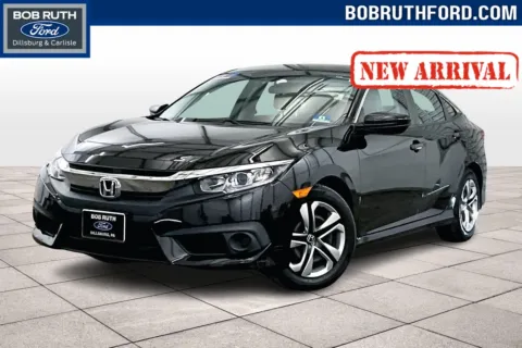 Red 2018 Honda Civic Sedan LX for sale in Dillsburg, PA