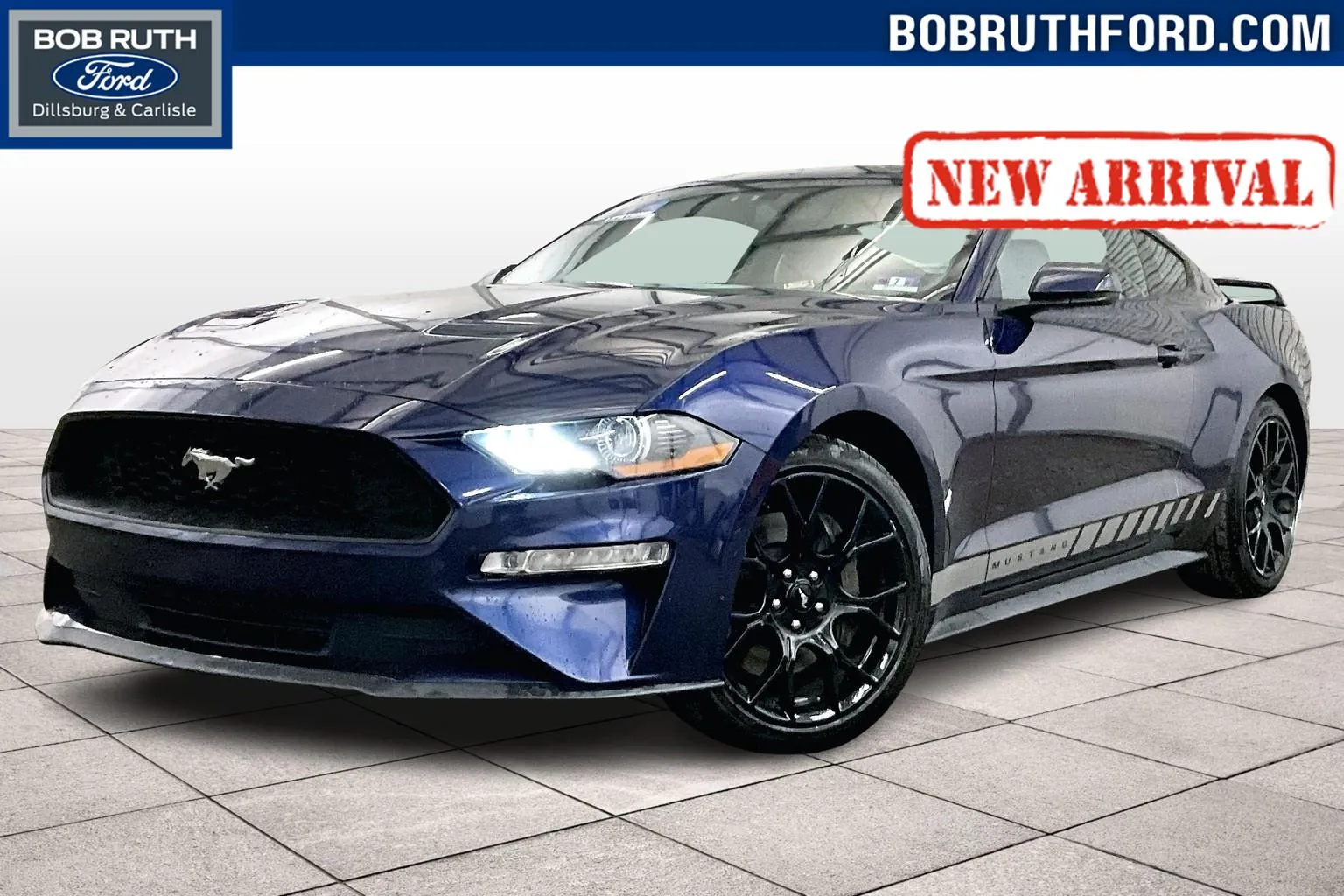 Blue 2019 Ford Mustang EcoBoost Premium for sale in Dillsburg, PA