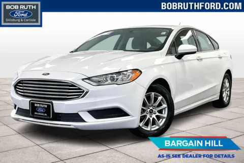 White 2018 Ford Fusion S for sale in Dillsburg, PA