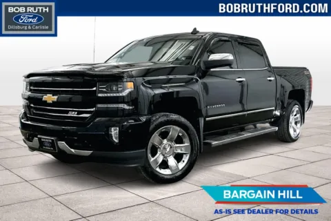 Black 2017 Chevrolet Silverado 1500 LTZ for sale in Dillsburg, PA