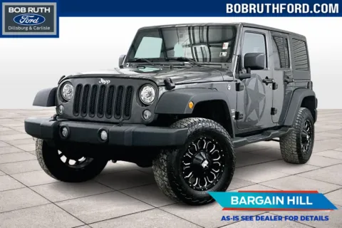 Gray 2017 Jeep Wrangler Unlimited Sport for sale in Dillsburg, PA
