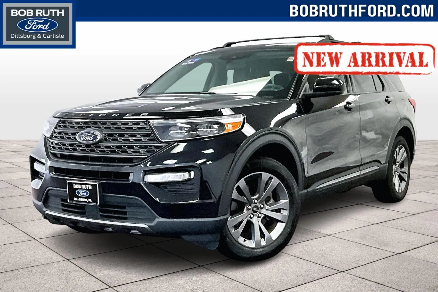 Black 2022 Ford Explorer XLT for sale in Dillsburg, PA