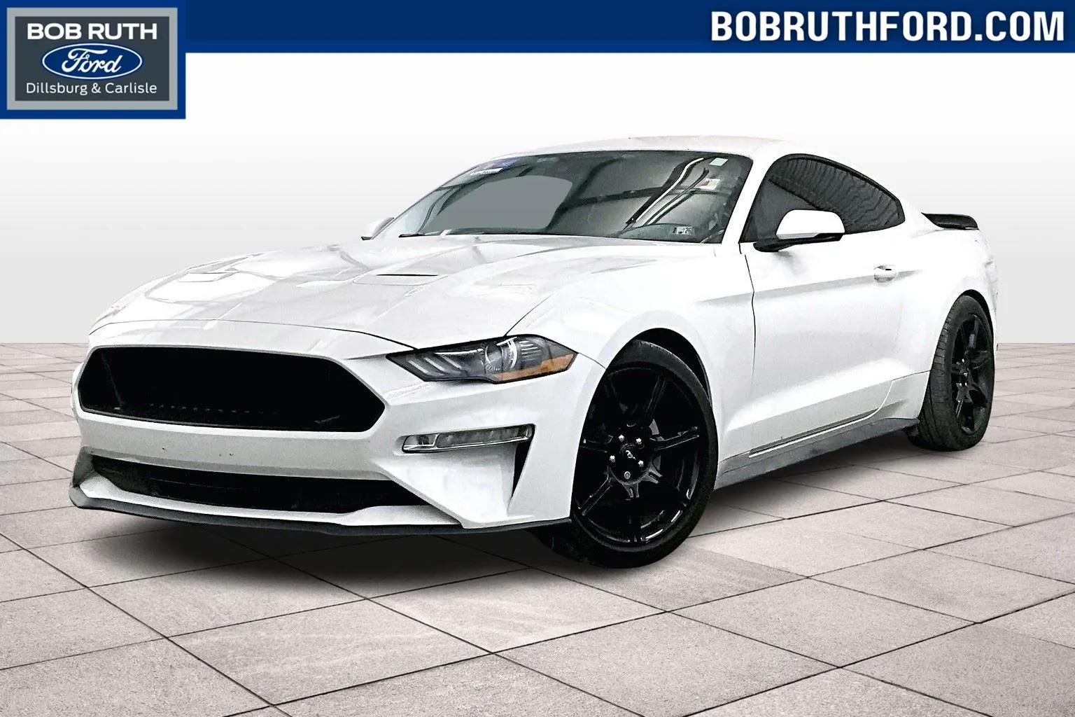 White 2020 Ford Mustang EcoBoost Premium for sale in Dillsburg, PA