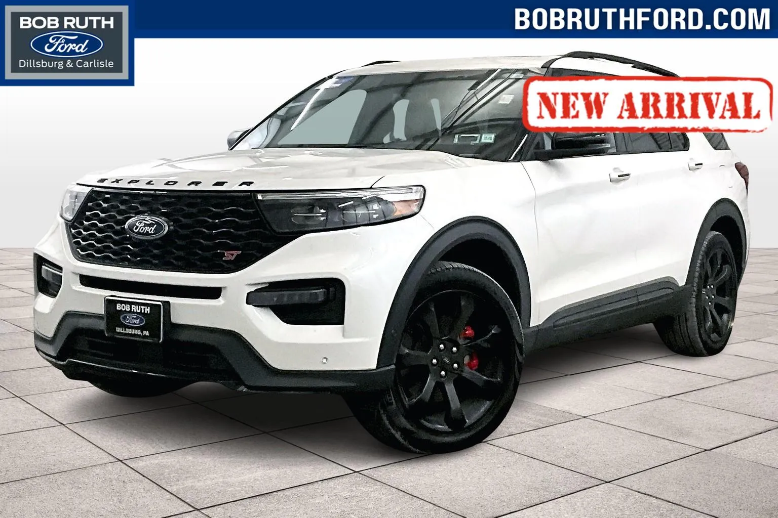 White 2022 Ford Explorer ST for sale in Dillsburg, PA
