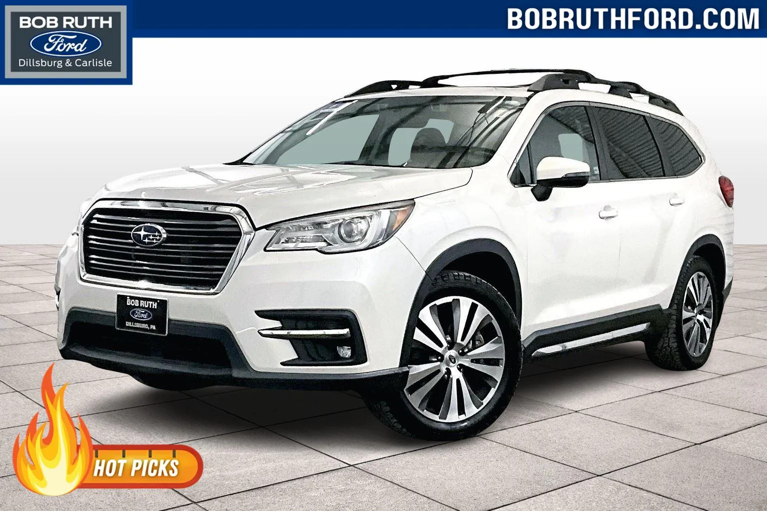 White 2020 Subaru Ascent Limited for sale in Dillsburg, PA