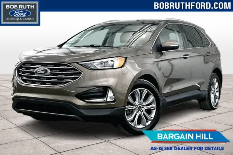 Gray 2019 Ford Edge Titanium for sale in Dillsburg, PA