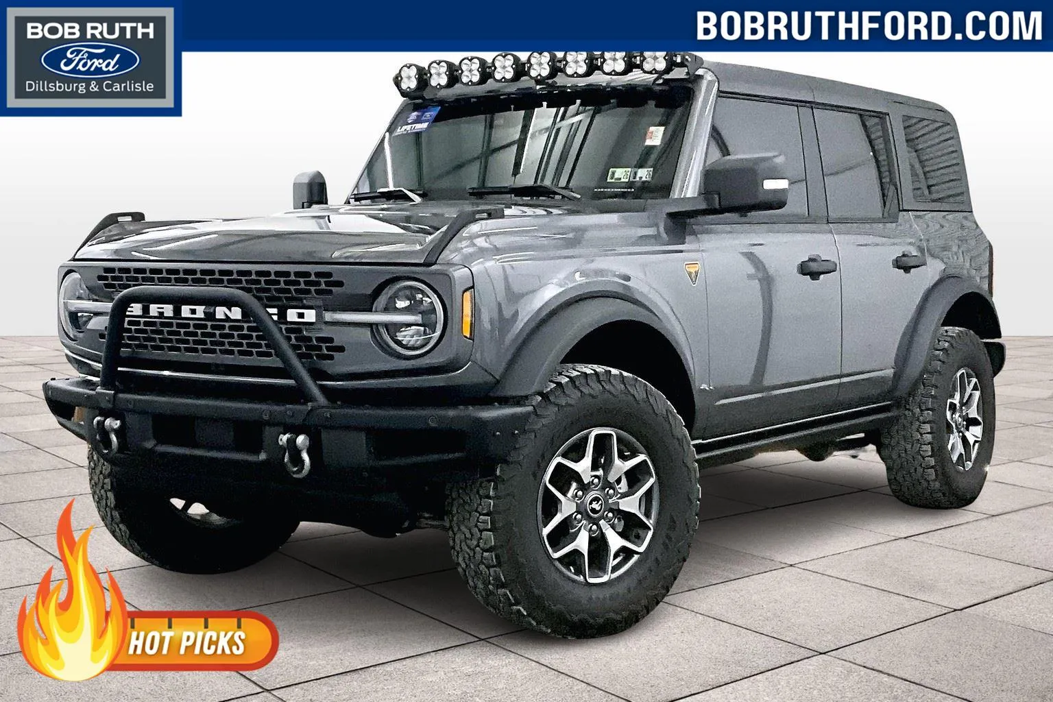 Gray 2024 Ford Bronco Badlands for sale in Dillsburg, PA