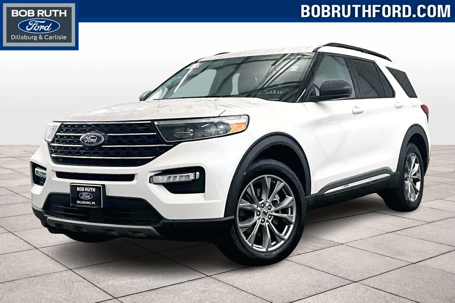 White 2022 Ford Explorer XLT for sale in Dillsburg, PA