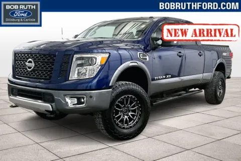 Blue 2017 Nissan Titan XD PRO-4X for sale in Dillsburg, PA
