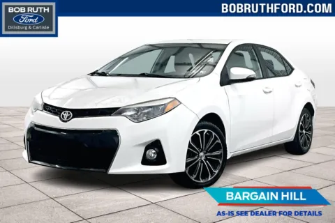 White 2015 Toyota Corolla S Plus for sale in Dillsburg, PA