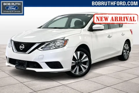 White 2019 Nissan Sentra SV for sale in Dillsburg, PA