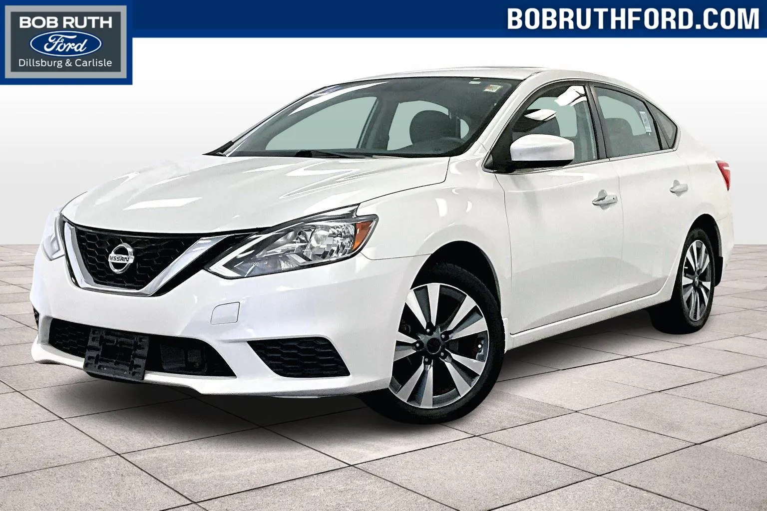 White 2019 Nissan Sentra SV for sale in Dillsburg, PA