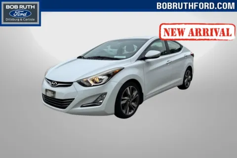 White 2016 Hyundai Elantra Limited for sale in Dillsburg, PA