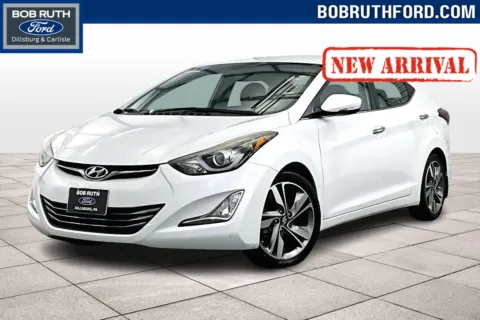 White 2016 Hyundai Elantra Limited for sale in Dillsburg, PA