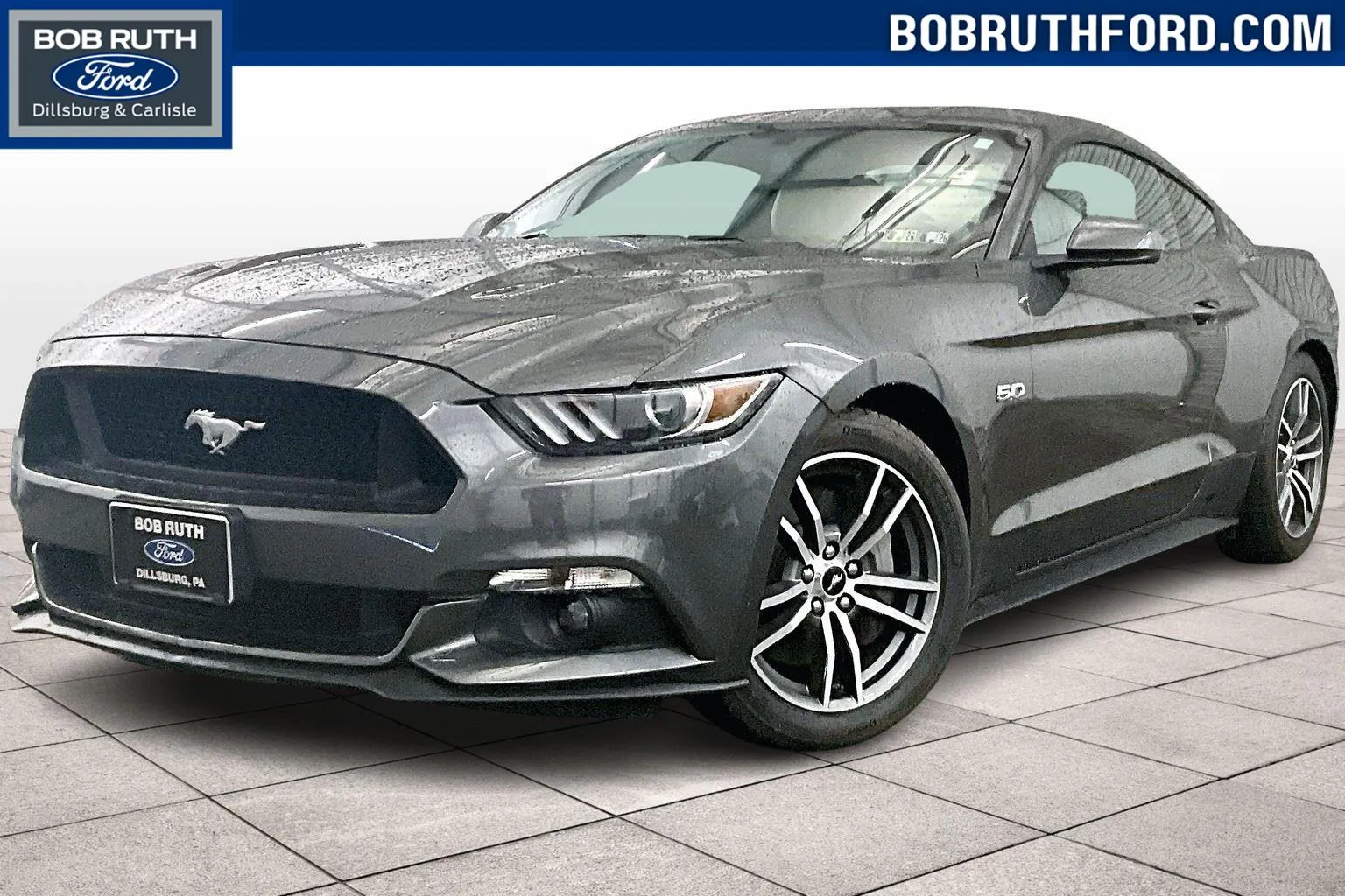 Gray 2015 Ford Mustang GT Premium for sale in Dillsburg, PA
