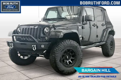 Black 2013 Jeep Wrangler Unlimited Sahara for sale in Dillsburg, PA