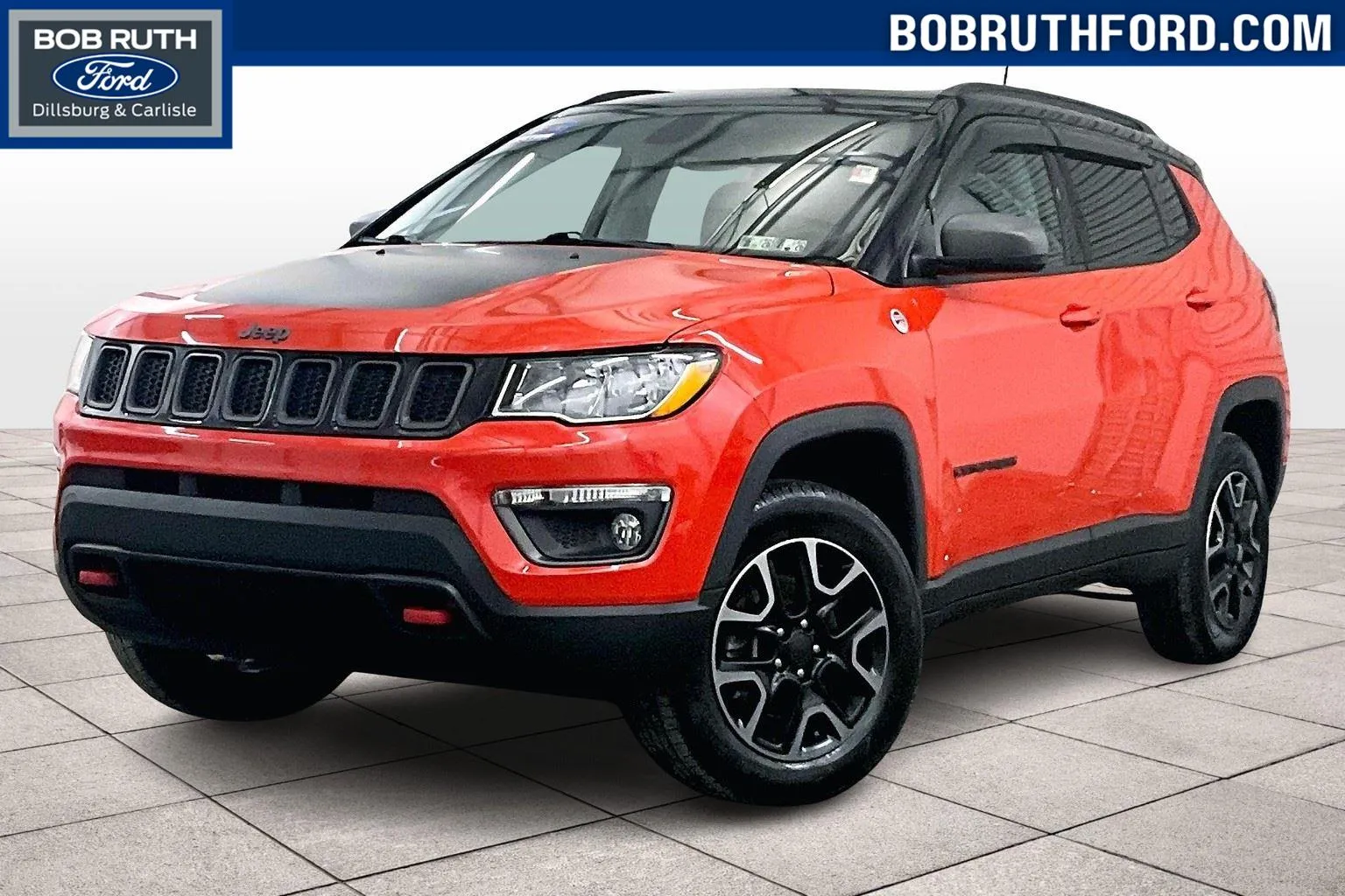 Orange 2019 Jeep Compass Trailhawk for sale in Dillsburg, PA