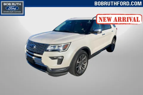 White 2019 Ford Explorer Platinum for sale in Dillsburg, PA