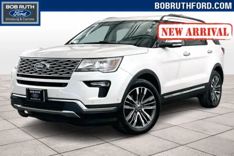 White 2019 Ford Explorer Platinum for sale in Dillsburg, PA