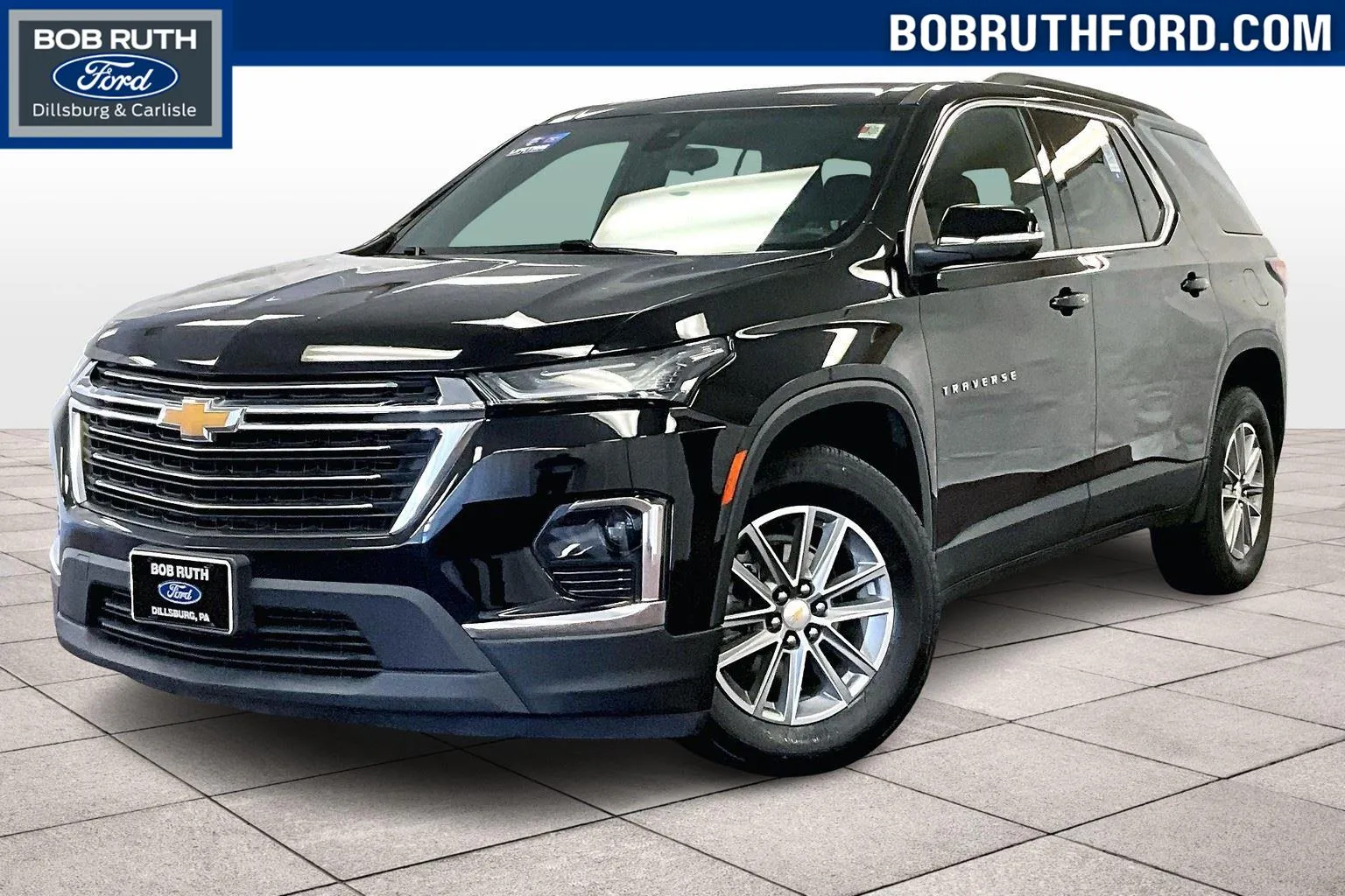 Black 2022 Chevrolet Traverse LT Cloth for sale in Dillsburg, PA