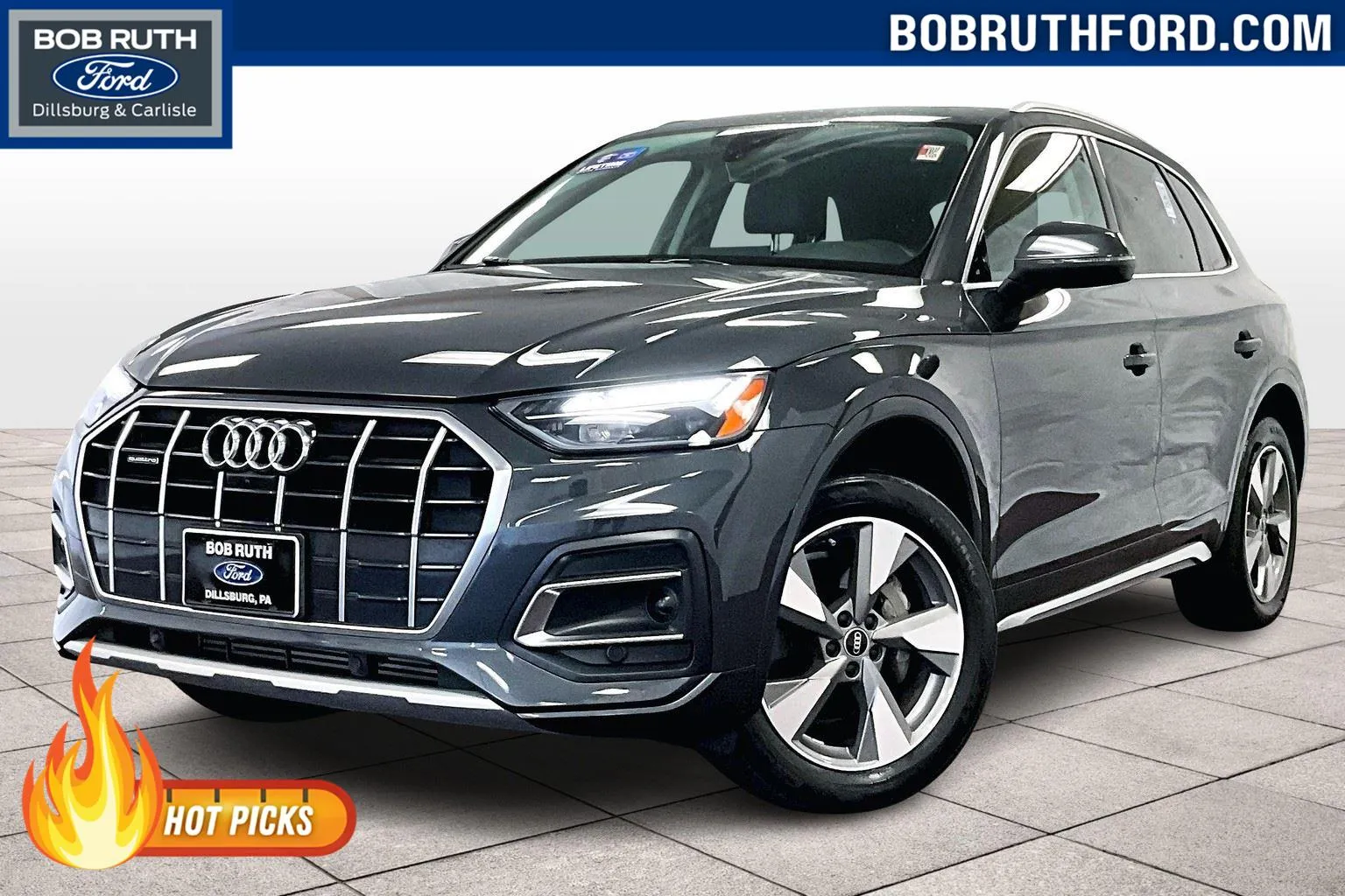 Gray 2023 Audi Q5 Premium Plus for sale in Dillsburg, PA