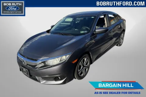 Gray 2016 Honda Civic Sedan LX for sale in Dillsburg, PA